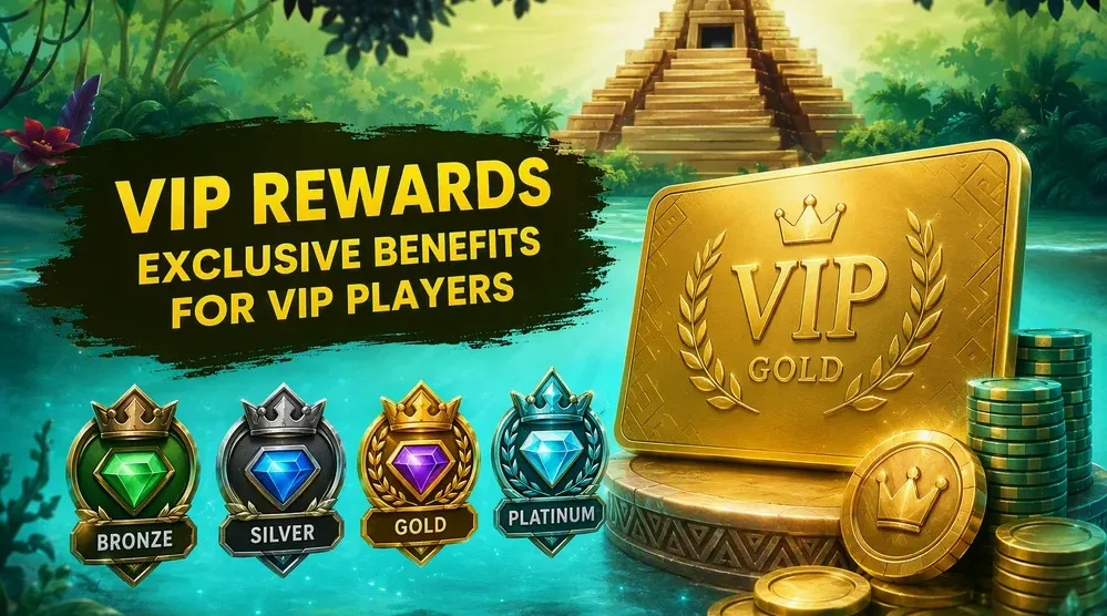 gold VIP card with four loyalty tier badges