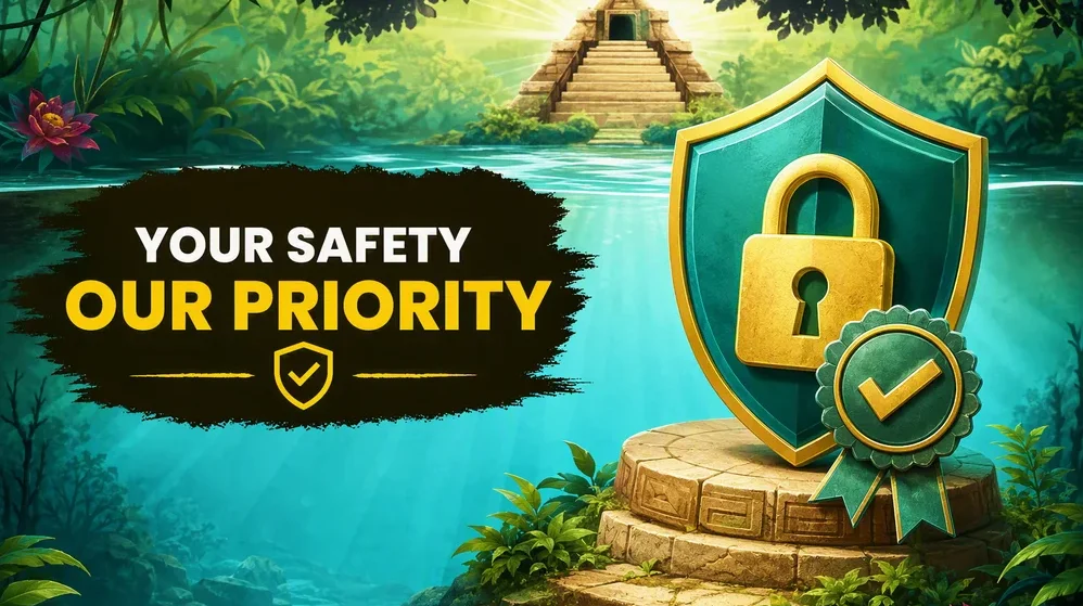 padlock with security badge and shield icon